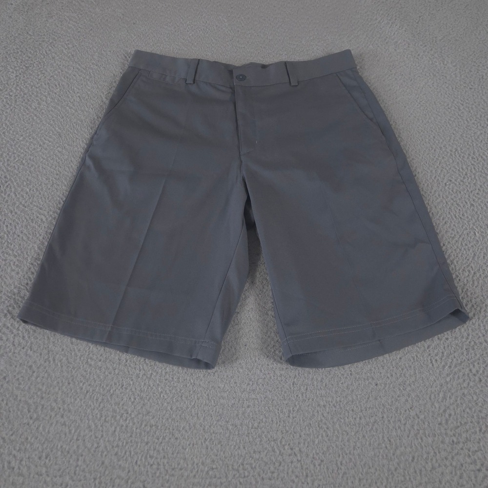 Nike Shorts Mens 34 Gray Tech Dri Fit Tour Golf Performance Stretch Regular Leg